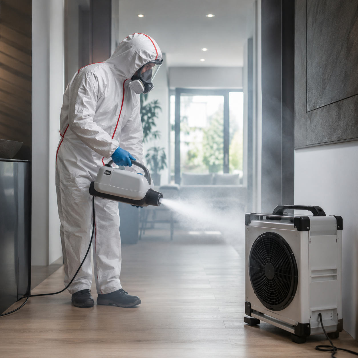 Professional drying and restoration equipment